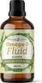 Omega 3 100 ml Algenöl vegan - Mit 1116 mg (700 mg DHA, 350 mg EPA & 35 mg DPA) - Reicht 40 Tage - Das Öl stammt zu 100% aus Algen