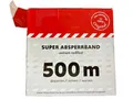 Absperrband Super 500m Rolle rot-weiß Flatterband Baustelle Absperrung Warnband