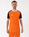 JAKO Sport-Tshirt Trikot Iconic (Polyester-Interlock) orange/schwarz Herren, Größe: L