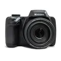 KODAK Pixpro AZ528 - Digitale Bridge-Kamera, 16 MP, 52X optischer Zoom, optische Bildstabilisierung, 3-Zoll-LCD, Full HD 1080p Video, Li-Ionen-Batterie - Schwarz