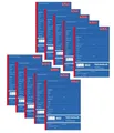 10 x Herlitz Fahrtenbuch 602 PKW Fahrten Buch KFZ Formularbuch A5