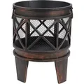 tepro Feuerstelle Gracewood 42 x 53 x 42 cm (B x H x T) Schwarz/Bronze