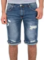 ESRA Herren Jeans Shorts Kurze Hosen Bermuda-Shorts Sommer Hose Jeans-Shorts A370