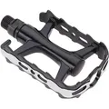 Fahrradpedale WELLGO "Wellgo", schwarz, FahrradpedaleB:63mm H:23mm L:101mm, B:63mm H:23mm L:101mm