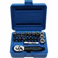 Steckschlüssel-Sortiment Mini  Steckschlüssel-Einsätze 1/4" Knarrenkasten 28-tlg