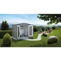 Biohort Metall-Gerätehaus Europa Dunkelgrau-Metallic 3,5 m²