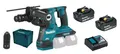 Makita DHR281ZJ Akku-Kombihammer 2x18V + 2 Akkus 3Ah + Ladeger. + Wechselfutter