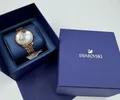 Swarovski Damen Analog Quarz Armband Uhr 5416009 Edelstahl roségoldfarben 35mm