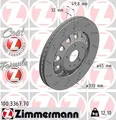 ZIMMERMANN 100.3367.70 Brake Disc for AUDI,CUPRA,SEAT