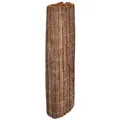 vidaXL Gartenzaun 100x600 cm Rinde