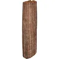 vidaXL Rindenzaun Braun 100 x 600 cm Rinde - Braun