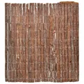 vidaXL Rindenzaun Braun 100 x 600 cm Rinde, Garten- und Terrassengestaltung, rustikaler Zaun, faltbar, robust, Outdoor-Schutz für saisonale Deko, beige