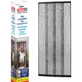 tesa Insektenschutz Alu Lamellentür für Balkon- und Terrassentüren (95 x 220 cm) (55298-00000-00)