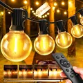 LED Lichterkette 30 Meter Außen Wetterfest Dimmbar Fernbedienung