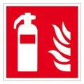 SafetyMarking Brandschutzschild Feuerlöscher Folie selbstklebend (B x H) 200 mm x 200 mm ISO (38.A5015)