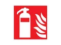 SafetyMarking Brandschutzschild Folie B200xH200 mm Feuerlöscher langnachleuchtend ; wolk (38.A5015)
