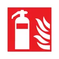 SafetyMarking Brandschutzschild Folie B200xH200 mm Feuerlöscher