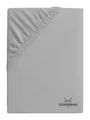 Topperbezug SANSIBAR Jersey BL 140x200 cm grau