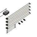 parlat LED Unterbau-Leuchte SIRIS, flach, je 50cm, je 531lm, warm-weiß, 4er Set