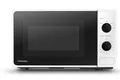 Toshiba Arbeitsplatte MM2-MM20PF(WH) Voll funktionsfähige Mikrowelle mit 5 Leistungsstufen, einfaches Abtauen, 20 L, 800 W, Weiß