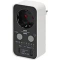 Brennenstuhl 1506180 Timer Uhr Digitaler Countdown Zeitschaltuhr Display Weiss