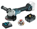 Makita DGA504Z Akku-Winkelschleifer 18V DGA504Z Aktion + 1x Akku 5Ah + Ladegerät