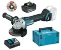 Makita DGA504Z Akku-Winkelschleifer 18V + 1x Akku 3Ah + Ladegerät + Makpac 3