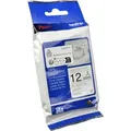 Brother P-Touch Band TZe-R231 schwarz auf textil weiß 12mm x 4m