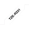 BROTHER TZe-R231 schwarz auf weiss textile 4m