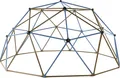 HOME DELUXE - Klettergerüst MATTI inkl. Schaukel und Zelt - Farbe: Blau/Bronze -  305 cm - Belastbar bis 340 kg I Kletterturm Reckstangen Kinderspielzeug