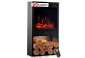 KAMINIO Elektrokamin HUGO, Elektrischer Kamin mit 3D-Flammeneffekt, Heizung 1800W