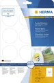 HERMA Etiketten Etiketten A4 weiß Ø 60 mm rund Movables/ablösbar Papier matt 300 St.