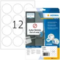 HERMA 5067 ablösbare runde Etiketten Ø 60mm weiß selbsthaftend 300 Stück