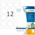 Herma Etiketten A4 60mm rund 25 Blatt 300 Stück | Herma Etiketten A4 rund | 5067