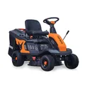 FUXTEC Aufsitzmäher FX-RMR66, Rasentraktor mit eStart, Schnittbreite 66 cm, 6PS, 150 L Fangkorb, Schnitthöhe verstellbar, für große Flächen, inkl. Trichter für Seitenauswurf