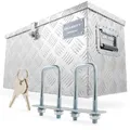 Alu-Transport-Box I Anhänger-Alu-Deichsel-Box-Kiste I 615x265x300 mm