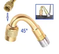 45° Bogen Autoventil Adapter Reifenventil zum Luft Befüllen Reifen Ventil