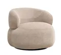 le canapé Loungesessel drehbar Sessel Relaxsessel Drehsessel Max - Beige