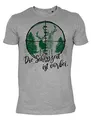 Tini - Shirts Jäger Motiv T-Shirt, Jagd-Bekleidung, Geschenk-Shirt Jagdsport : Die Schonzeit ist vorbei - Fun-Shirt Spruch, Motiv jagen Gr: L