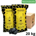 Neandertaler Feuer Holzkohle Grillkohle 20kg Charcoal BBQ Kohle für Grill Smoker Kamin | Grillholzkohle aus Laubholz Buchenholzkohle | Restaurant