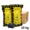 Holzkohle Grillkohle Buche 20kg Charcoal BBQ Kohle für Grill Smoker Kamin