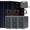 SUNNIVA Balkonkraftwerk 3000W mit 3 Marstek B2500-D 2,24kWh Solarspeicher Wechselrichter inkl.5m Kabel 6x500W Solarmodule Bifazial Fullblack Glas-Glas