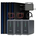 Balkonkraftwerk 3000 / 800 Watt mit Marstek B2500-D 6.72 kWh Solarspeicher, BIFAZIAL FULLBLACK komplett Steckdose
