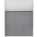 vidaXL Insektenschutz-Plissee für Fenster Jalousie Aluminium : Größe - 80 x 100 cm