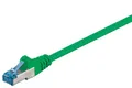 Goobay Goobay 65557 CAT 6A Patchkabel, S/FTP (PiMF), Grün, 50 m - Netzwerkkabel