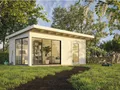 Gartenhaus Palmako Andrea inkl. Fußboden 639 x 402 cm natur