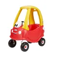 little tikes 612060E5 Cozy Coupe Car-Kids Ride-On Rutschfahrzeug, Mini Schiebe-Auto mit echter Hupe, Zündschalter und Benzinklappe. Ab 18 Monaten, Red