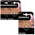 3x Duracell CR1220 DL1220 Lithium Knopfzelle 3V Batterie BR 1220 CR 1220