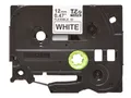 Brother TZe-FX231 - Klebstoff - Schwarz auf Weiß - Rolle (1,2 cm x 8 m)