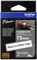 Brother TZe-FX TZe-FX231 Bandfarbe: Weiß Schriftfarbe:Schwarz 12mm 8m